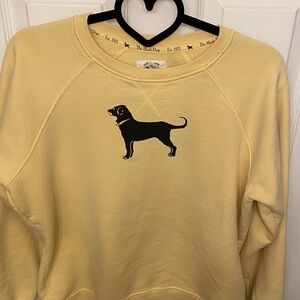 The Black Dog Pale Yellow Sweatshirt
